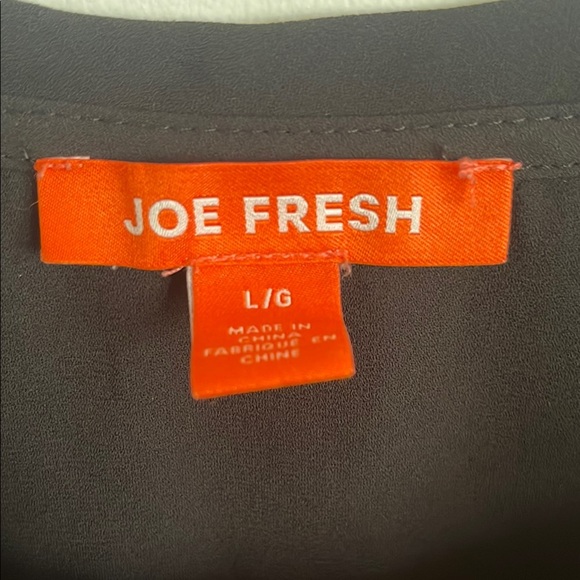 Joe Fresh Black and Orange Sleeveless Tank Top - Picture 2 of 4